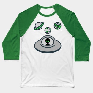 Outer Space Baseball T-Shirt